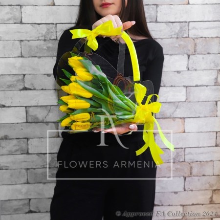 Pretty Yellow Tulips