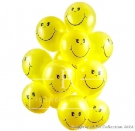 Yellow Smile Balloons
