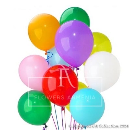 Colored balloons