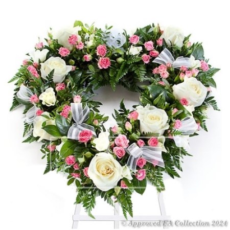 Heart Flower Wreath