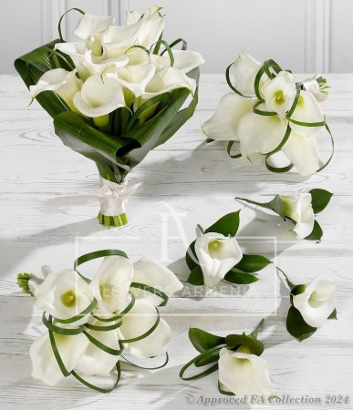 Wedding decoration with callas