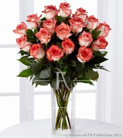 Bouquet of white red Roses