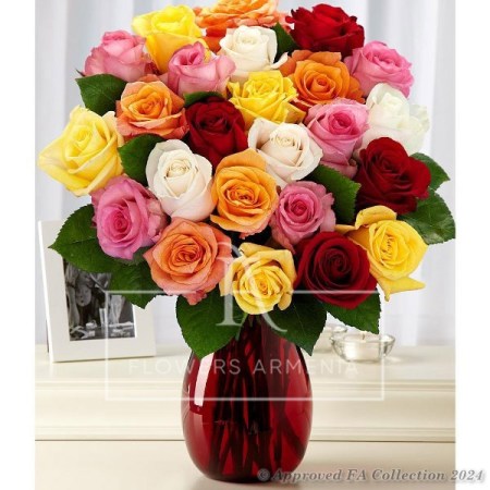 Colored Roses