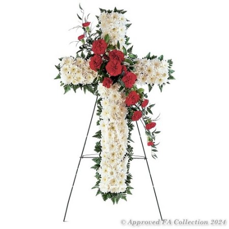 Funeral Cross Wreath
