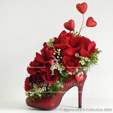 Arrangement like a shoe