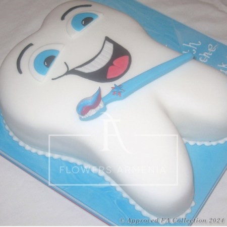 Toothpaste cake