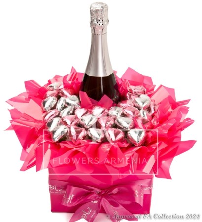 Champaign in Chocolates Bouquet
