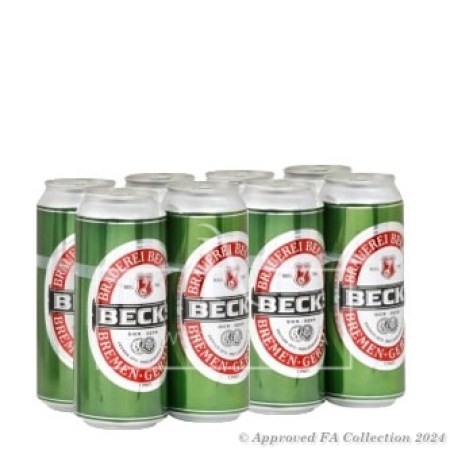 Backs Beer, 8 x 330ml cans