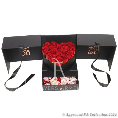 Sophisticated Roses in Elegant Box