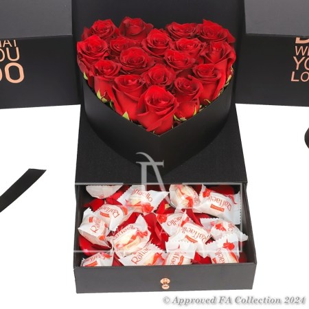 Sophisticated Roses in Elegant Box