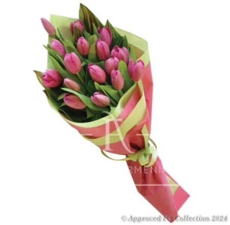 Bouquet of Pink Tulips