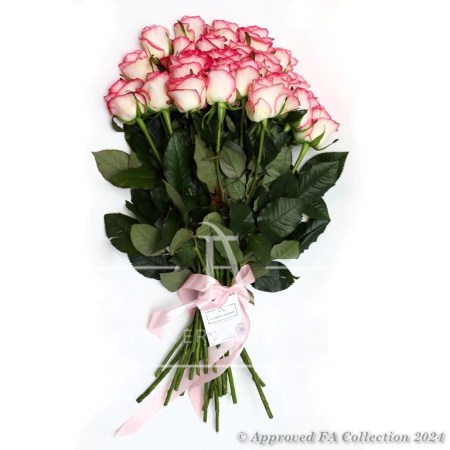 Bouquet of 25 pink roses