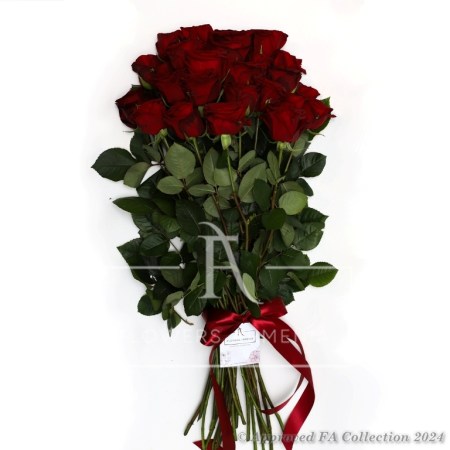 Bouquet of 25 red roses