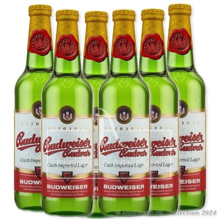 Budweiser Beer, 6 x 500ml bottles