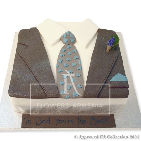Suit & Tie Cake