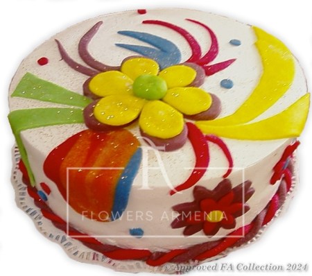 Colorful Cake of Happiness