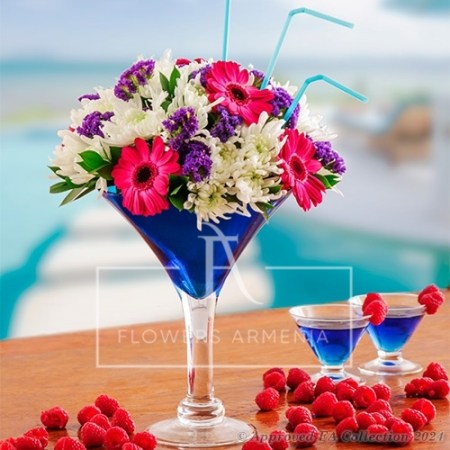 Cocktail in Blue