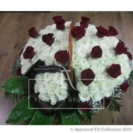Ladybird designed with 255 Roses
