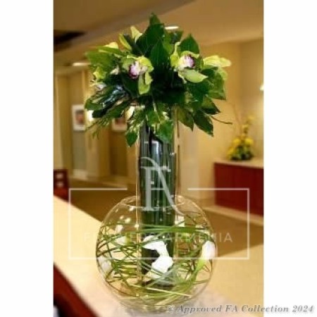 Royal Arrangement with Orchids