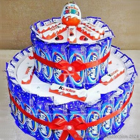 Milkey Way Candy Cake