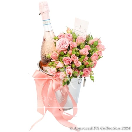 Pink Roses and Champagne