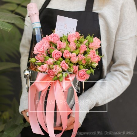 Pink Roses and Champagne