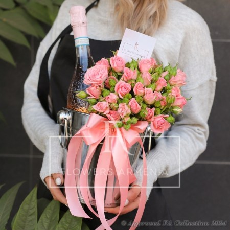 Pink Roses and Champagne