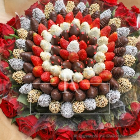 Strawberry and Rose Bouquet