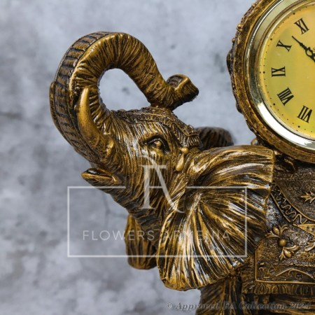 Clock with Elephant