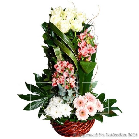 Arrangement in Basket