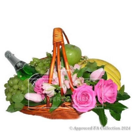 Fruits & Champagne Basket
