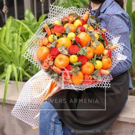 Unique colorful bouquet