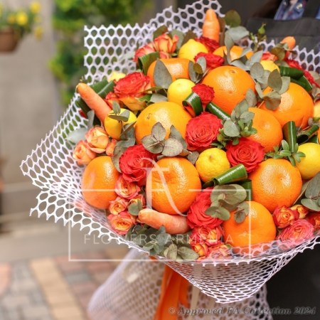 Unique colorful bouquet