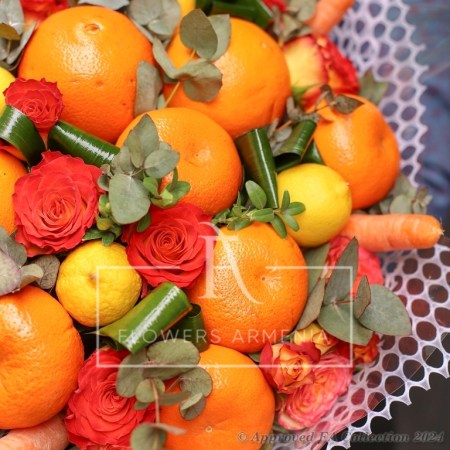 Unique colorful bouquet