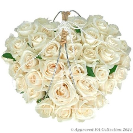 Wedding White Heart