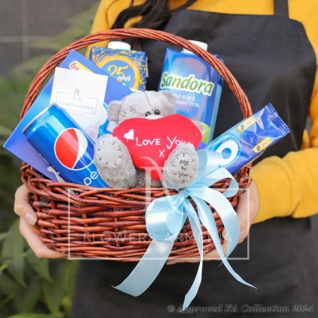 Teddy's Love Basket
