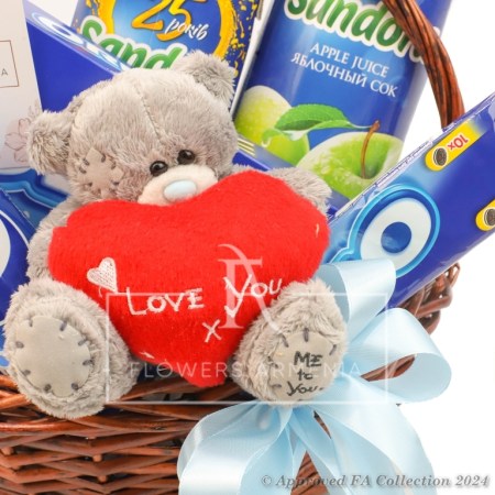 Teddy's Love Basket