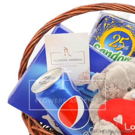 Teddy's Love Basket