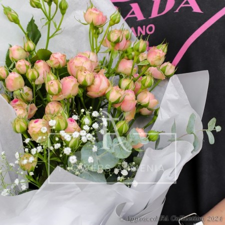 Lovely Pink Bouquet of Roses
