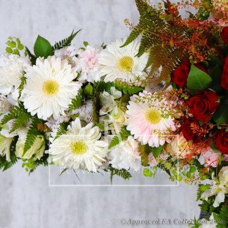 Cross shaped wreath