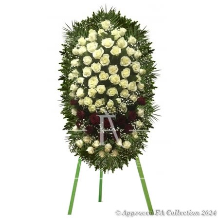Traditional White Wreath