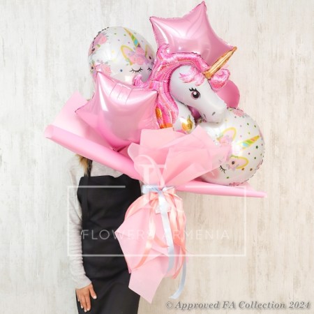 Pink Baloons Bouquet