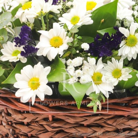 Chrysanthemums Basket