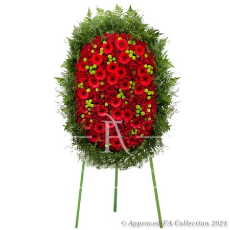 Red Funeral Arrangement