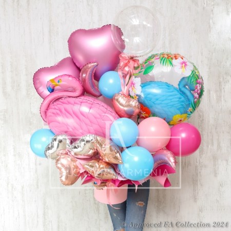Flamingo Balloons Bouquet