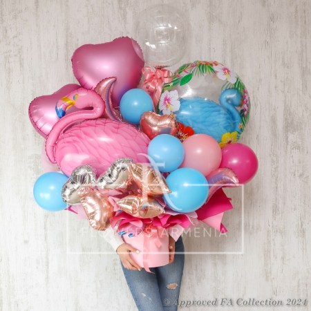 Flamingo Balloons Bouquet