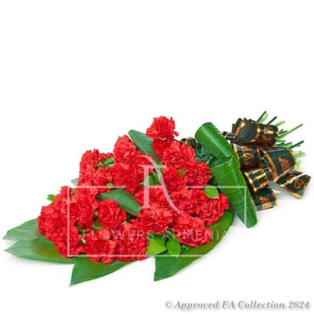 Red Carnation Sympathy Bouquet