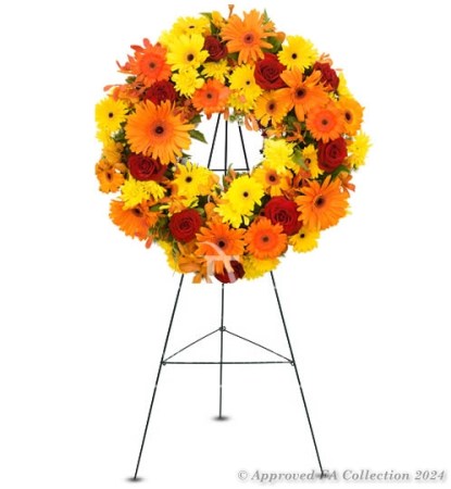 Round Sympathy Wreath