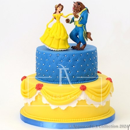 Beauty and the beast cake
