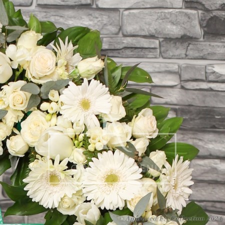 White Round Wreath